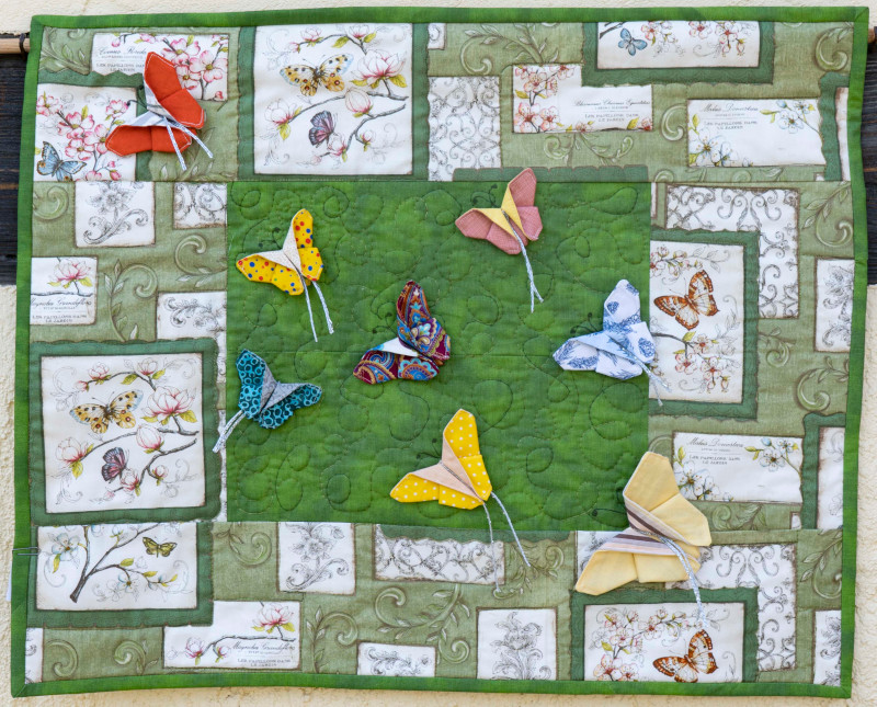 Quilt 10 – Schmetterlingsflug – Evelin Zilliges (Dresden)