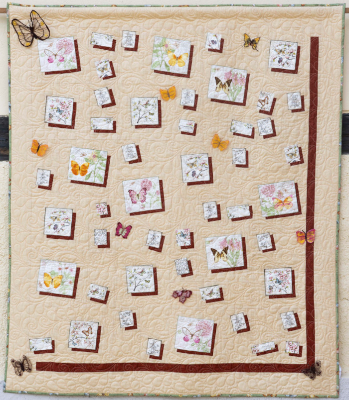 Quilt 3 – Flatterhafte Leichtigkeit - Birgit Kummerlöw (Weißbach)
