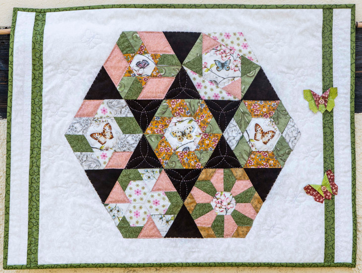 Quilt 4 – Hexagon – Bärbel Schick (Dresden)