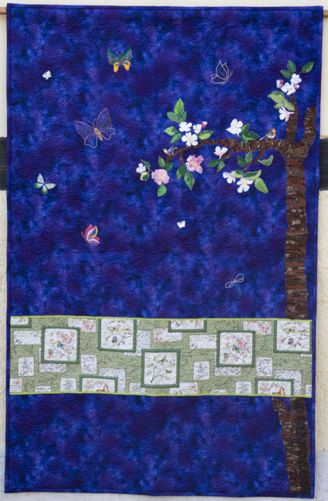 Quilt 7 – Wenn Schmetterlinge fliegen lernen - Diana Baumann (Weischlitz OT Reuth)