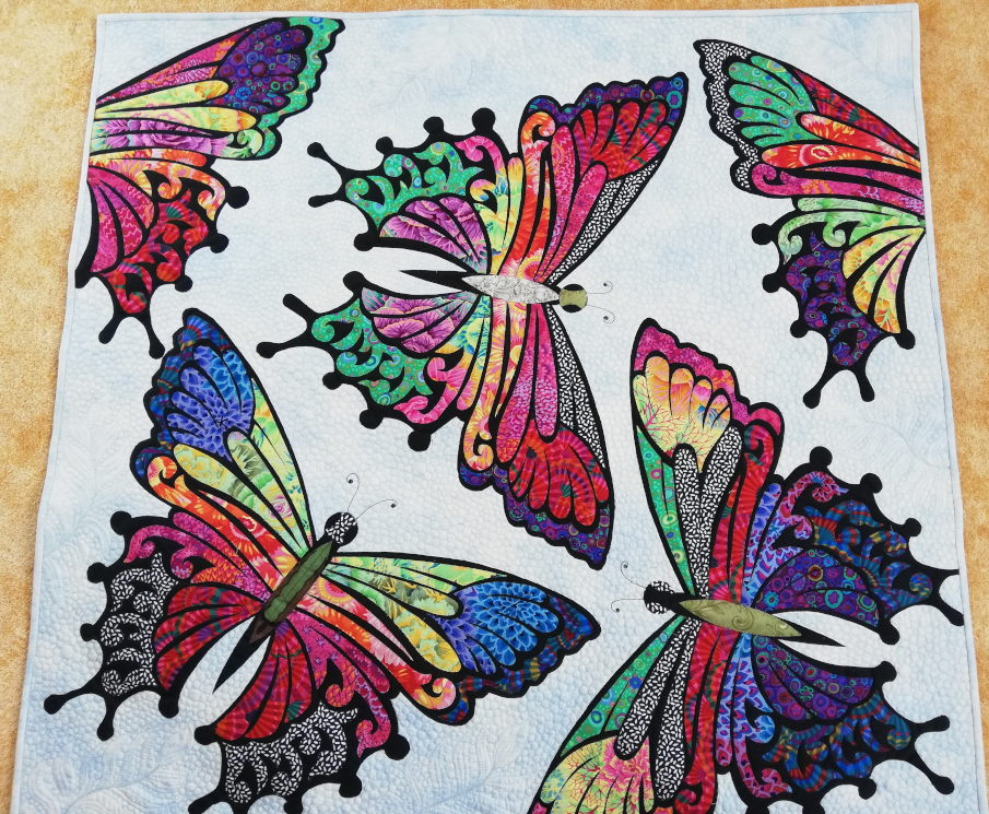 Quilt 19 – Schmetterlingsgeflatter – Susanne Heidenreich (Osternienburger Land)