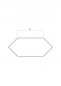 Preview: Paper Pieces - Elongated Hexagon 2 inch