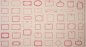 Preview: Panel 60 x 110 cm, Quiltlabel rot auf hell
