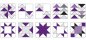 Preview: Flying Geese Ruler small 1x2 bis 3x6 Inch