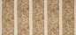 Preview: Bordüre, Jugendstilblumen, -ranken und -blätter mit Eule, eher braun-beige