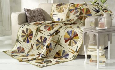 Quilt - Dresdenteller Sternendecke - bunt