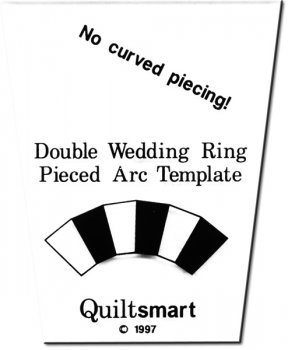 Zuschneideschablone für die Segmente Double Wedding Ring