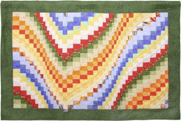 Bargello-Quilt - Frühling