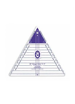 60°-Triangle Ruler large