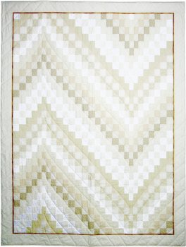 Quilt - Bargello in Naturtönen