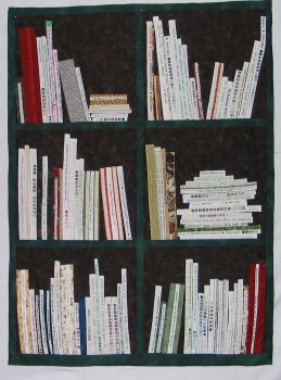 Bücherregal-Quilt