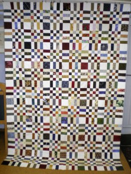 Rechtecke im Spiel mit Quadraten beide Quilts