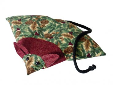 Weihnachts-Dinkelspelzmaus mit Inlett