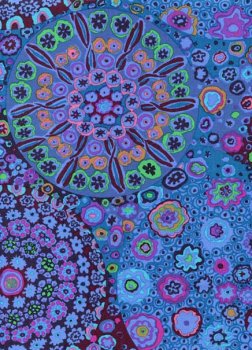 Kaffe Fassett, GP092 Blue, Millefiore