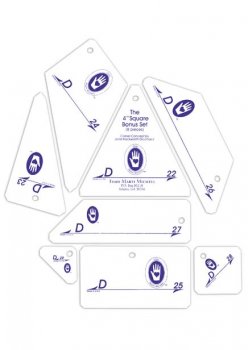 Zuschneideschablonen Set D