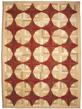 Quilt - Log Cabin Kreise