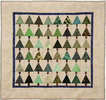 BäumchenQuilt - Komplettpackung mit 100 Quadraten