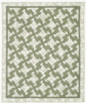 Quilt - Landhaus Drunkards Path