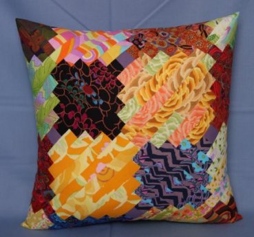 Hexenkissen 2, Kaffe Fassett bunt