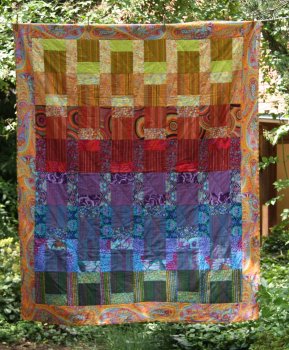 Quilt - Blühender Garten - groß