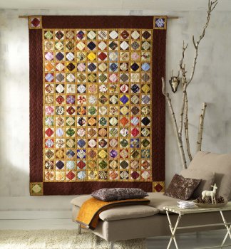 Abo-Quilt Quadrat im Quadrat Materialpackung