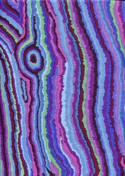 Baumwollstoff, Kaffe Fassett, GP131 Blue, Jupiter