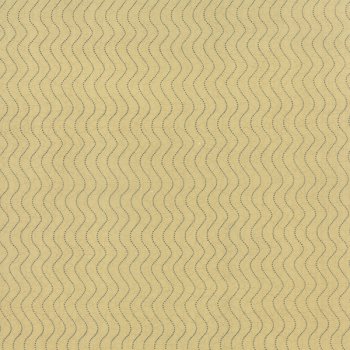 Baumwollstoff Schwarze Punkte als Wellenlinien auf Beige