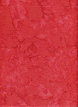 Batik, einfarbig rot