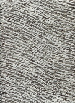 Batik, Graue und silberne Striche und Flecken auf Dunkelgrau, Batikstoff