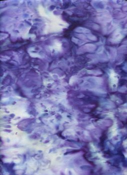 Batik, Lila-hell verschwommen