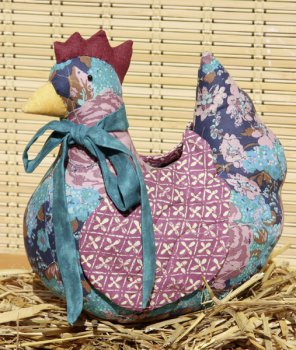 Huhn mit Flügel - Modern Quilting