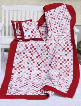 Quilt Redwork Briefmarken