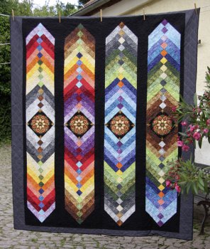 Quilt French Braid Confetti