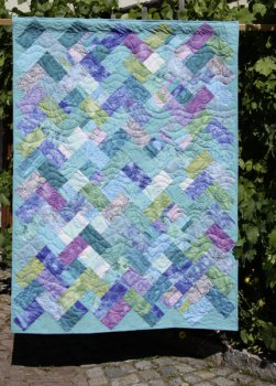 Fischgrät-Wasser-Quilt