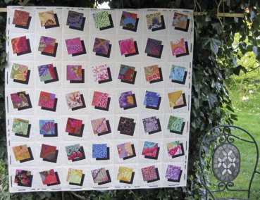 Quilt Fliegende Quadrate