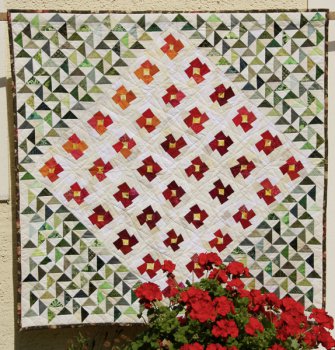 Quilt Blumen-Kräuter-Früchte