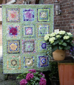 Quilt Grüne Blöcke