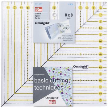 Quadratlineal 8 Inch