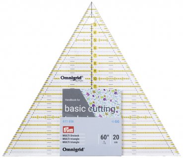 Dreiecklineal, 60°, 20 cm