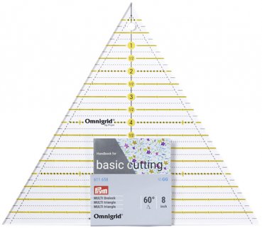 Dreiecklineal, 60°, 8 Inch