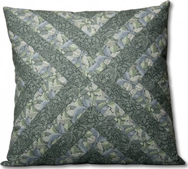 Hexenkissen 1 Jugendstil eher blau-grün