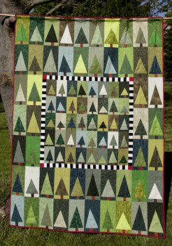 Tannenbaumquilt nach Bernadette Mayr