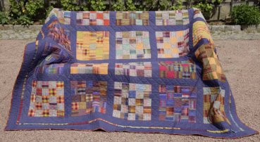 Kaffe-Fassett-Quadrate-Decke
