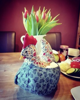 Eierwärmerhuhn Edith