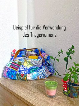 Trageriemen Miyako, kamelbraun