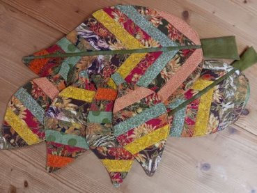 Tischdeko Herbstblatt