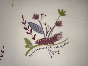 Baumwolljersey Raupe