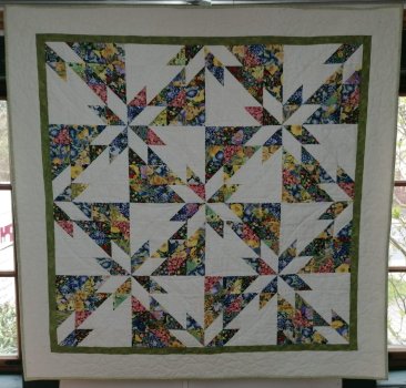 Ausstellungsstück Blumensterndecke