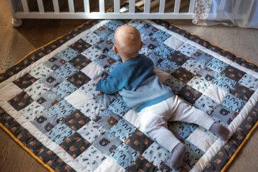 Quilt - Wilde Baby-Decke - Nähanleitung