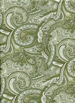 Großes Paisley, grün
